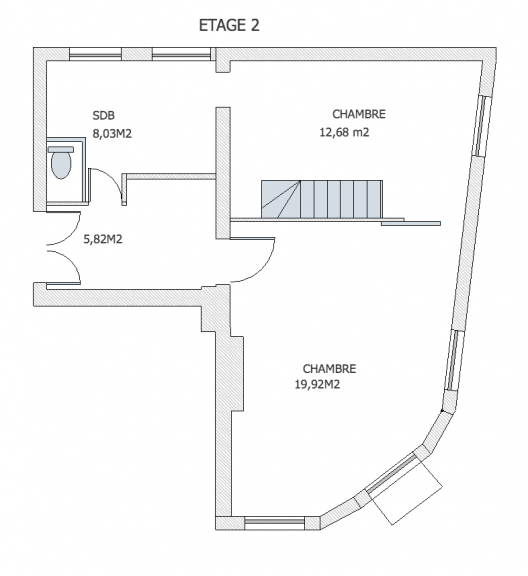 PLAN 2EME ETAGE