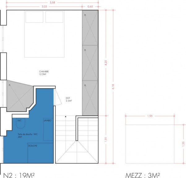 2EME ETAGE  + MEZZANINE