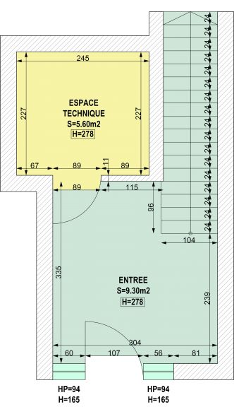 PLAN IMPASSE MONT LOUIS ENTREE 11.32.02