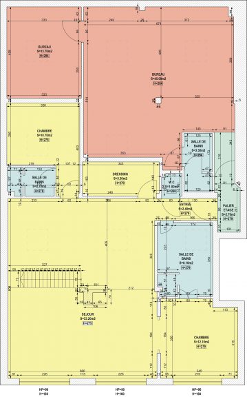 PLAN IMPASSE MONT LOUIS ETAGE2 – 2