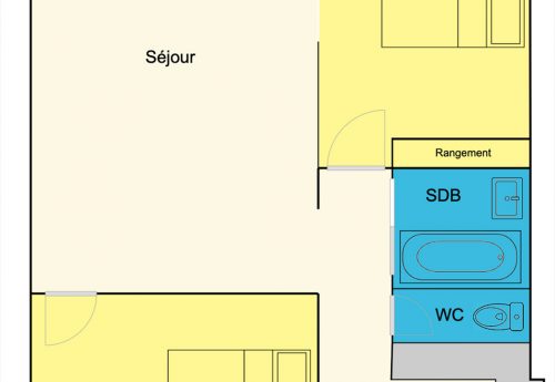 Plan 43 Rue de seine