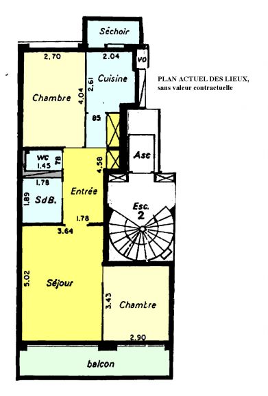PLAN APPARTEMENT COULEUR