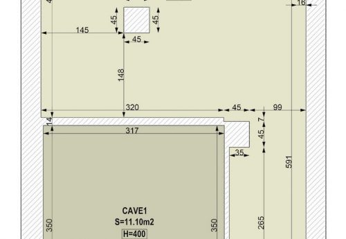 Plan Caves 11 rue Tronchet COULEUR
