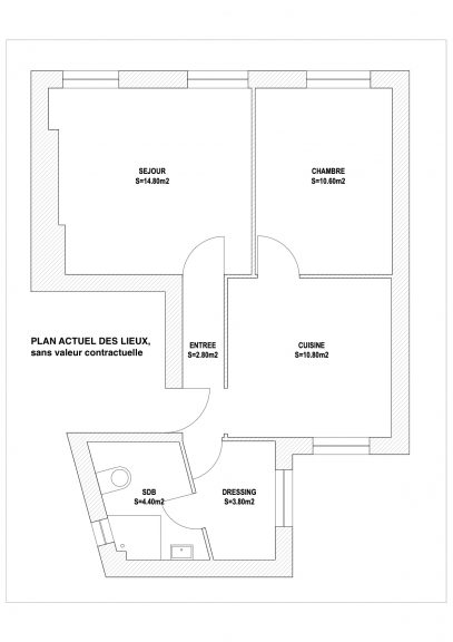 PLAN EXISTANT SANS COTES