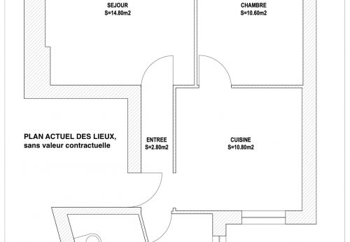PLAN EXISTANT SANS COTES