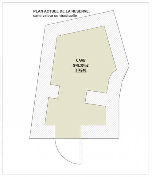 PLAN RUE SALNEUVE CAVE sans cotes