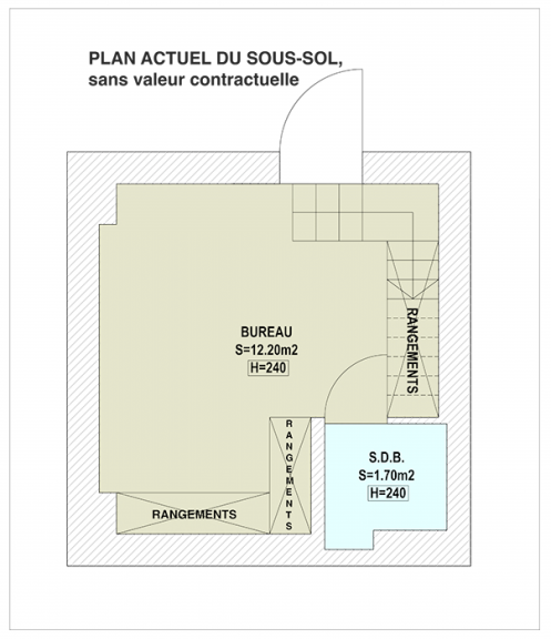 PLAN RUE SALNEUVE SOUS SOL sans cotes