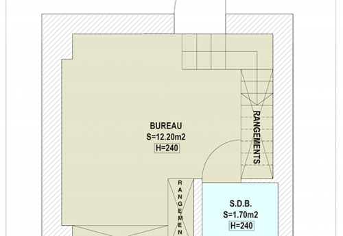 PLAN RUE SALNEUVE SOUS SOL sans cotes