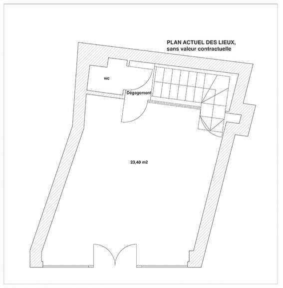 PLAN 114 RUE DE LA FOLIE MERICOURT RDC SANS COTES – copie