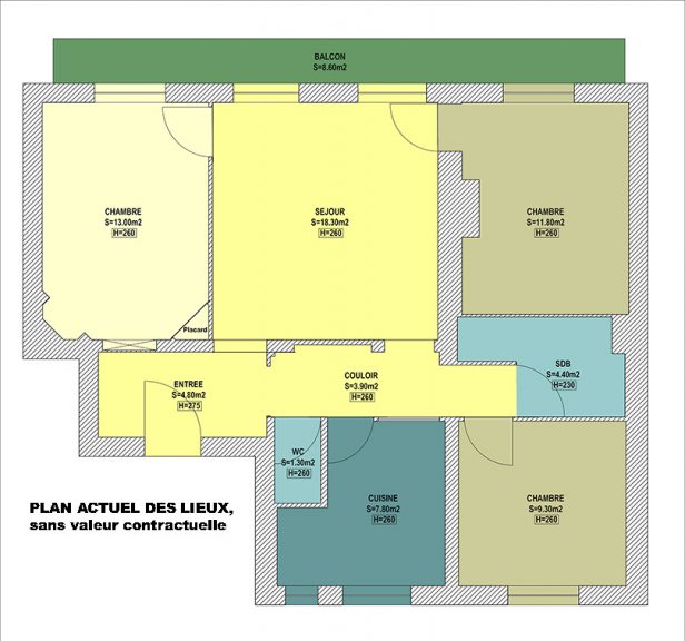 PLAN 5 RUE BOCHART DE SARON SANS COTES COULEUR